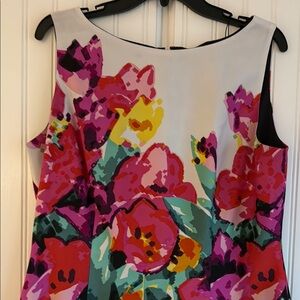 Floral Sleeveless dress- Multicolor